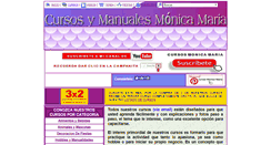 Desktop Screenshot of cursosmonicamaria.com